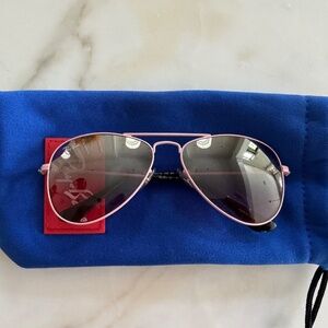 Ray-Ban Kids Aviator Pink Sunglasses